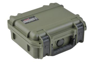 Image of SKB Cases iSeries 0907-4 Waterproof Utility Case Military Green, 10 3/4 X 9 3/4 X 4 7/8 3i-0907-4M-L