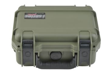 Image of SKB Cases iSeries 0907-4 Waterproof Utility Case Military Green, 10 3/4 X 9 3/4 X 4 7/8 3i-0907-4M-L