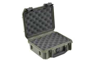 Image of SKB Cases iSeries 0907-4 Waterproof Utility Case Military Green, 10 3/4 X 9 3/4 X 4 7/8 3i-0907-4M-L
