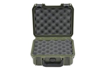 Image of SKB Cases iSeries 0907-4 Waterproof Utility Case Military Green, 10 3/4 X 9 3/4 X 4 7/8 3i-0907-4M-L
