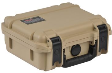 Image of SKB Cases iSeries 0907-4 Waterproof Utility Case Tan, 10 3/4 X 9 3/4 X 4 7/8 3i-0907-4T-L