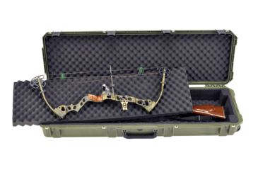 Image of SKB Cases iSeries 5014 Double Bow Case, Olive Drab, 54X17 1/2X7 3i-5014-DB-M