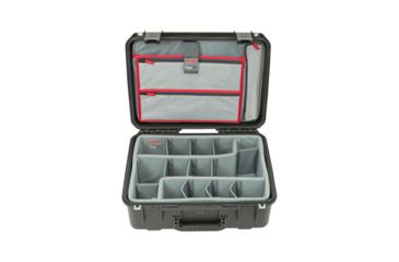 Image of SKB Cases iSeries Case w/Think Tank Designed Photo Dividers and Lid Organizer, Black, 17.5in x 12in x 5.5in 3i-1813-7DL