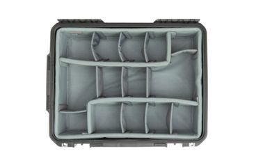 Image of SKB Cases iSeries Case w/Think Tank Designed Photo Dividers and Lid Organizer, Black, 19.5in x 14.5in x 5.5in 3i-2015-7DL