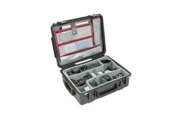 Image of SKB Cases iSeries Case w/Think Tank Designed Photo Dividers and Lid Organizer, Black, 19.5in x 14.5in x 5.5in 3i-2015-7DL