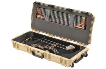 Image of SKB Cases iSeries Parallel Limb Bow Case w/ Foam and Wheels, Tan 3i-3614-PL-T