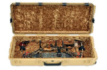 Image of SKB Cases iSeries Parallel Limb Bow Case w/ Foam and Wheels, Tan 3i-4217-PL-T