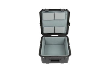 Image of SKB Cases iSeries Waterproof Utility Case w/Padded liner, Black, 16in x 16in x 8.5in 3i-1717-10LT