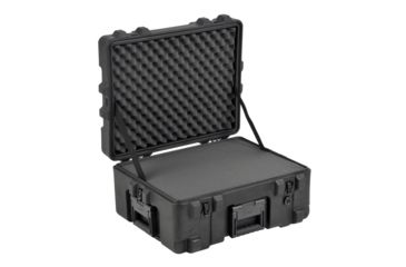 Image of SKB Cases Cases Roto Mil-Std Waterproof Case 10 Deep with pull handle and wheels 22 x 17 x 10, Cubed Foam, 3R2217-10B-CW