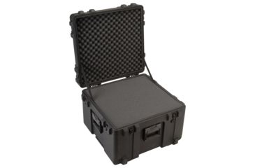 Image of SKB Cases Cases Roto Mil-Std Waterproof Case 17 Deep with wheels 24 x 23 x 17, Cubed Foam, 3R2423-17B-CW