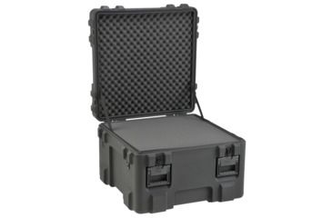 Image of SKB Cases Cases Roto Mil-Standard Waterproof Case 18 Deep , no wheels, 27 x 27 x 18, Layered Foam, 3R2727-18B-L