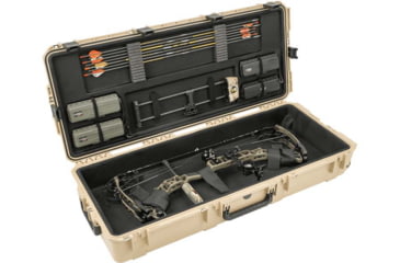 Image of SKB Cases Seres Large Bow Case, Tan, Black Plush, 3i-4217-PLP-T