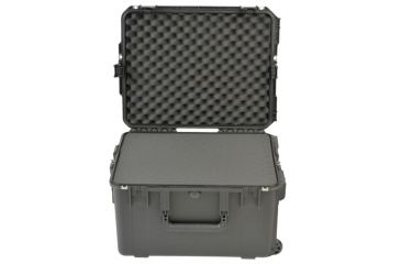 Image of SKB Cases Injection Molded 22inx17inx12.70in Case w/Cube Foam, Wheels, Black, 3I-2217-12BC