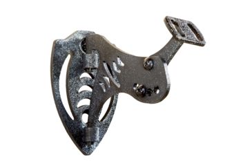 Image of Skull Hooker Bone Bracket, Black, BBAssyBlk