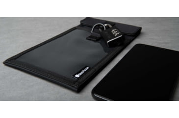 Image of SLNT Locking Faraday Bag, Black, Medium, SPS-MBNLOCK