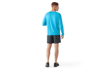 Image of Smartwool Active Ultralite Long Sleeve - Mens, Pool Blue, Extra Large, SW016546N1810XL000