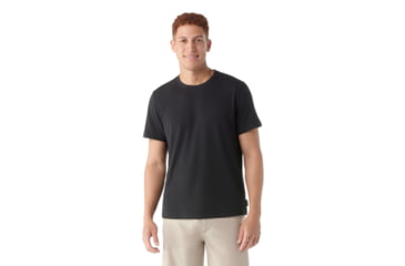 Image of Smartwool Perfect Crew Short Sleeve Tee - Mens, Black, 2XL, SW0022970011XXL000