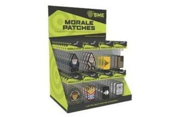 Image of SME 144 Piece Assorted Patch Display, 18 Each Patch, SME-PATDIS