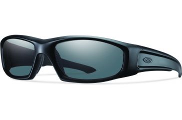 Image of Smith Hudson Elite Sunglasses, Black Frame, Polarized Gray Lens, HUTPPGY22BK