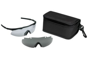 Image of Smith Optics Aegis Eyeshields - Black Frame, w/ Clear and Gray Lenses - Retail Packaging AEG01BK-2R 