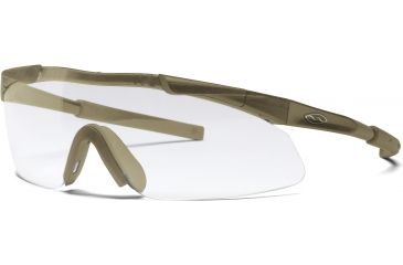Image of Smith Optics Aegis Eyeshield - Desert Tan frame, Clear lens