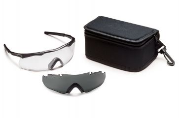 Image of Smith Optics Aegis Eyeshields Field Kit - Black Frame, w/ Clear and Gray Lenses AEG01BK-2B