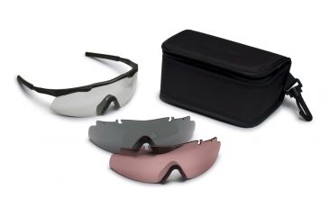 Image of Smith Optics Aegis Eyeshields Range Kit - Black Frame w/ Clear, Gray &amp; Ignitor lenses