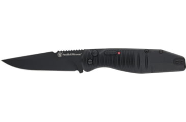 Image of Smith &amp; Wesson Knife Special Ops Push Btn Auto 3.4 Folder Black W/Sfty, 1215357