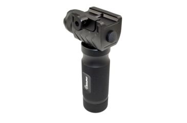 Image of Sniper Aluminum Fixed Foregrip with Integrated 260 Lumens Tac LED Flashlight, Black GPFL01
