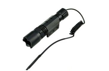 Image of Sniper Tactical LED Flashlight w/ Picatinny Rail Mount, 260 Lumens, Black FL02