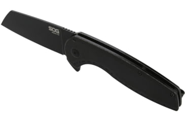 Image of SOG Specialty Knives &amp; Tools Aegis Flk 2.0 Frame Lock 14-41-04-43 Blackwash Stainless Steel Wharncliffe Pocket Knife - SOG-14-41-04-43