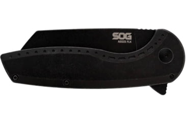Image of SOG Specialty Knives &amp; Tools Aegis Flk 2.0 Frame Lock 14-41-04-43 Blackwash Stainless Steel Wharncliffe Pocket Knife - SOG-14-41-04-43