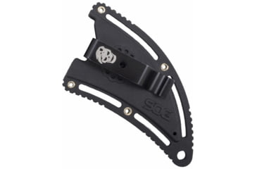 Image of SOG Specialty Knives &amp; Tools Gambit Blade Knife, 2.58in, 7Cr17MoV Blade, Sheepsfoot, Black, Glass-Reinforced Nylon Handle, Silve, SOG-GB1001-CP