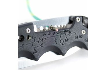 Image of SOG Specialty Knives &amp; Tools Kilowatt Folding Knife, 3.4in, AUS-8 Blade, Clip Point, Black, Glass-Reinforced Nylon Handle, Silver/Black, SOG-EL01-CP