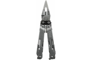 Image of SOG Specialty Knives &amp; Tools PowerAccess Deluxe Multi-Tool, Stainless Steel Blade, Stone Wash Finish, Grey/Grey, SOG-PA2001-CP