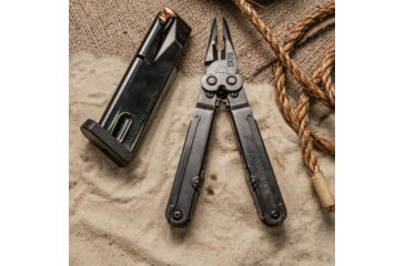 Image of SOG Specialty Knives &amp; Tools PowerLock EOD Multi-Tool w/ V-Cutter, Nylon Sheath, Black/Black, SOG-B63N-CP