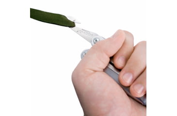 Image of SOG Specialty Knives &amp; Tools PowerLock Multi-Tool w/ V-Cutter, Nylon Sheath, Silver/Satin, SOG-S62N-CP