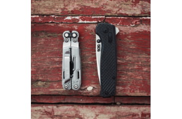 Image of SOG Specialty Knives &amp; Tools PowerPint Multi-Tools, Stainless Steel Blade, Stone Wash Finish, Grey/Grey, SOG-PP1001-CP