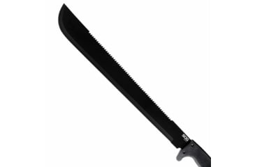 Image of SOG Specialty Knives &amp; Tools SOGFari Machete Fixed Blade Knife, 18in, 3Cr13 Blade, Machete, Black, Kraton Handle, Black/Black, SOG-MC02-N