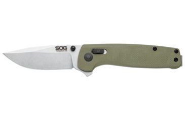 Image of SOG Specialty Knives &amp; Tools Terminus XR Flipper 2.95in Folding Knife, G10, Olive Drab Green, Box, TM1022-BX