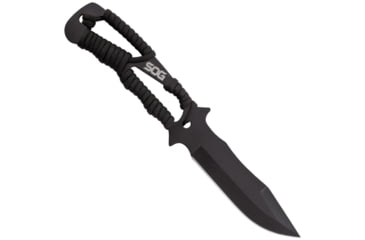 Image of SOG Specialty Knives &amp; Tools Throwing Knives w/Nylon Sheath, 3-Pack, Stamped, 4.4in, 420 Stainless Blade, Black, Glass-Reinforced Nylon Handle, SOG-F041TN-CP