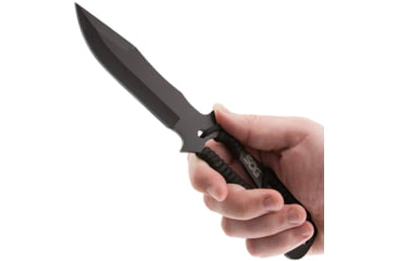 Image of SOG Specialty Knives &amp; Tools Throwing Knives w/Nylon Sheath, 3-Pack, Stamped, 4.4in, 420 Stainless Blade, Black, Glass-Reinforced Nylon Handle, SOG-F041TN-CP