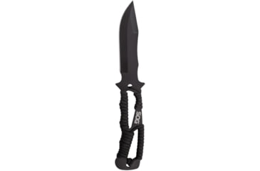 Image of SOG Specialty Knives &amp; Tools Throwing Knives w/Nylon Sheath, 3-Pack, Stamped, 4.4in, 420 Stainless Blade, Black, Glass-Reinforced Nylon Handle, SOG-F041TN-CP