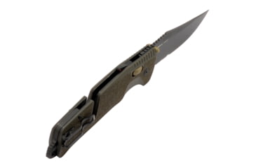 Image of SOG Specialty Knives &amp; Tools Trident At - Olive Drab - Partially Serrated - 11-12-11-41