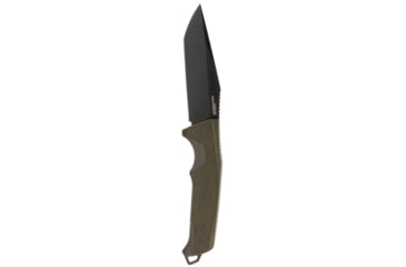 Image of SOG Specialty Knives &amp; Tools Trident FX Fixed Blade Knives, 4.2in, CRYO 4116, Black Plain Tanto Blade, OD Green GRN Handle, 17-12-03-57