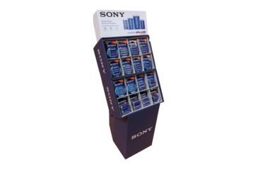 Image of Sony Alkaline Battery Display w/ AA 2pk-168 /AAA 2 pk-76 SALKAA/AAADISPLAY