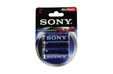 Image of Sony Alkaline Stamina Plus C 2 Batteries per Pack, AM2B2A