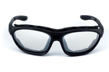 Image of Sos Gripz Riders / Rambler Sunglasses, Frame - Matte Black Tr-90 W/ Temples And Strap / Lens - Pc Z87.1, Clear-fm