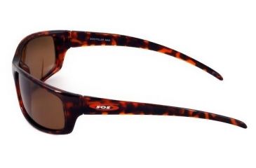 Image of Sos Polar Max / Hammerhead Sunglasses, Frame - Shiny Dark Tortoise, Lens - Tac Polarized Brown 1.0mm