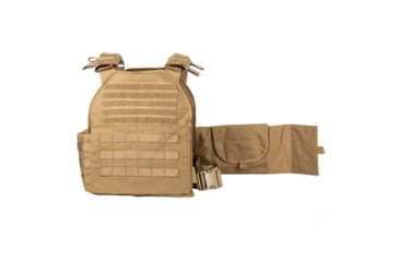 Image of Spartan Armor Systems Legion XL And Omega AR500 Body Armor Package, 2XL/4XL, Coyote Brown, Adjustable, SA-AR500PKG-LEGION-XL-CB-SP